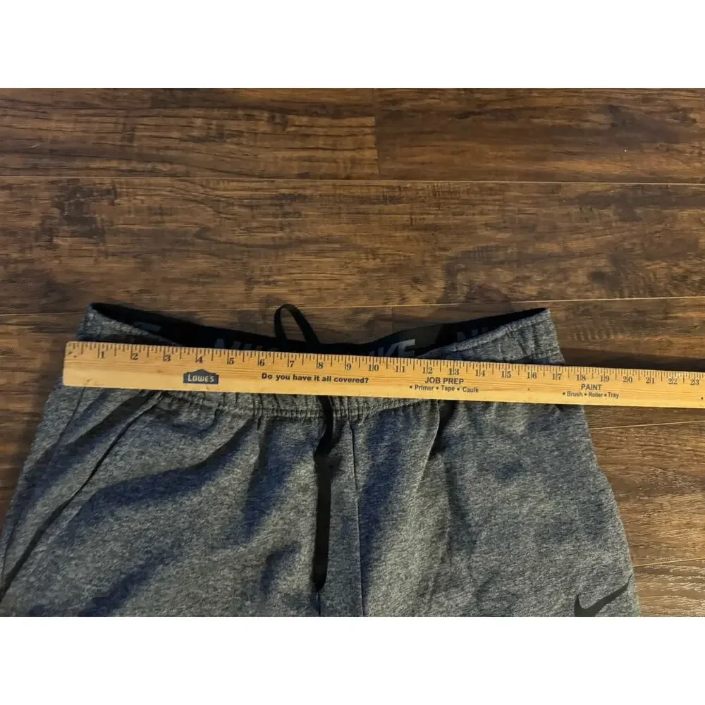 Nike Training Pants Mens XXL Gray Dri-FIT Standard Fit Heathered Sweatpants